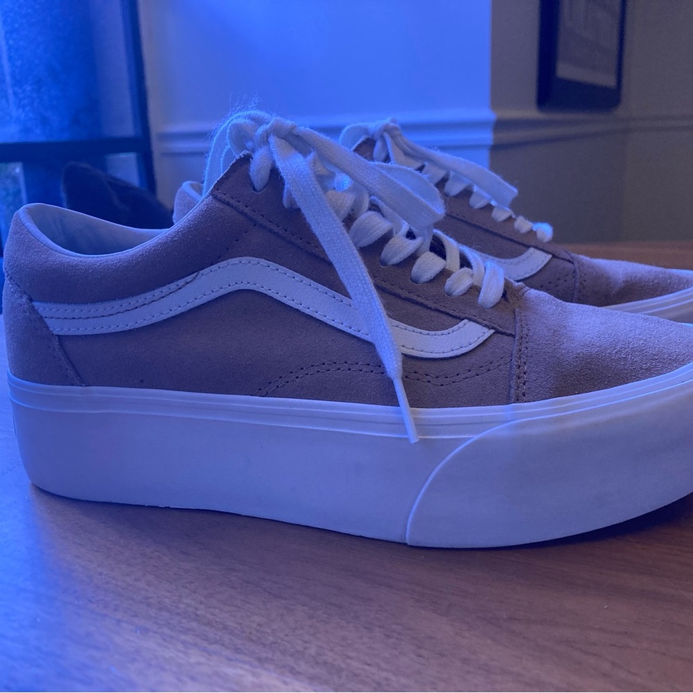 Vans Suede Platform Sneakers - 8.5